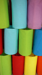 colorful lampshades