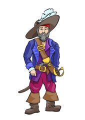 Cartoon pirate