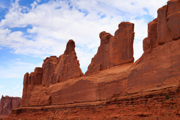 Fototapeta na wymiar Panorama from Arches National Park, Utah. USA