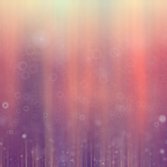 delicate pink gradient background with snowflakes Winter bokeh