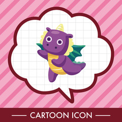 dragon theme elements vector,eps