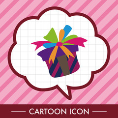 gift theme flat icon elements,eps10