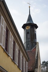 Schwarzer Kirchturm - kurz nach halb 11