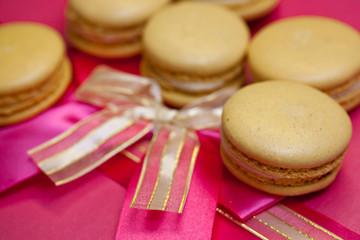 yellow macaroons