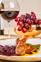 Foie gras with berries © lsvsvl