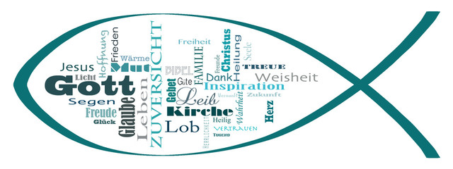 Fisch, Fischsymbol, Kirche, Konfirmation, Kommunion, Christus