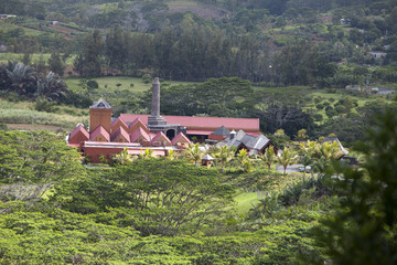 Factory - the museum on production of rum. Mauritius..