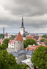 Obraz premium City from an observation deck. Tallinn. Estonia.