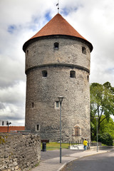 Fototapeta na wymiar Kiek in de Kok tower. Old city, Tallinn, Estonia.