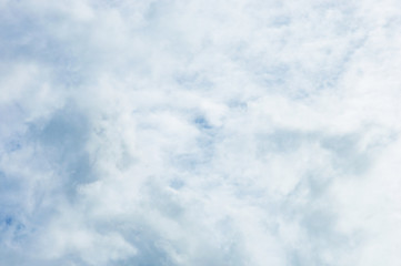 White cloud and sky background