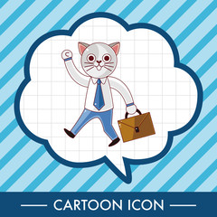 cat cartoon theme elements