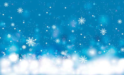 Winter background. Vector Illustration