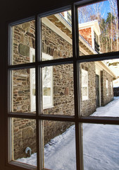 farmhouse window