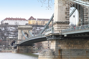 A landscape of Budapest Chain bridge