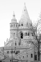 Fishermens bastion  at Buda Castle in Budapest, Hungary