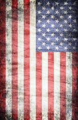 Fototapeta premium Grunge USA Flag