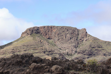 Fototapeta na wymiar Fortaleza - Tafelberg auf La Gomera