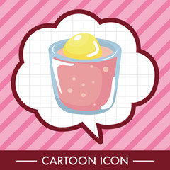 juice drink theme elements