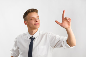 young stylish businessman