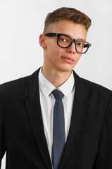 young stylish businessman