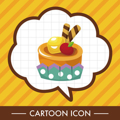 decorating cake theme elements