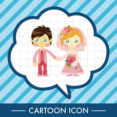 wedding couple theme elements