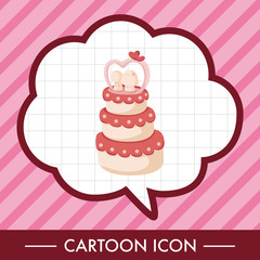 wedding cake theme elements