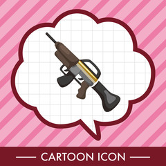 weapon gun theme elements