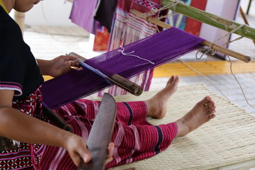 women hand sewing, Northern Thailand