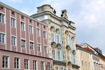 Fototapeta na wymiar Cityscape Steyr Main Square