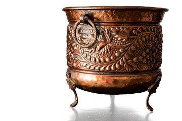 Antique art objects - medieval cauldron