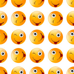 smile emoji seamless 