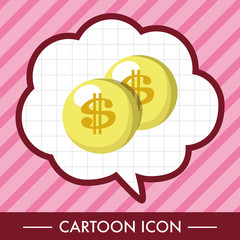 Financial money theme elements