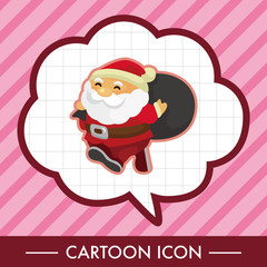 santa claus theme elements