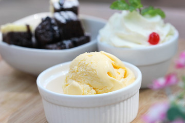 Vanilla ice cream
