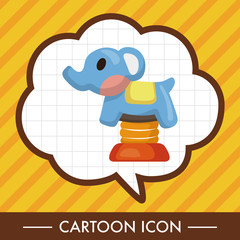 Amusement park facilities theme elements