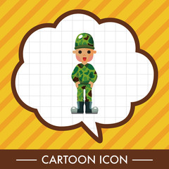 people theme soldier elements