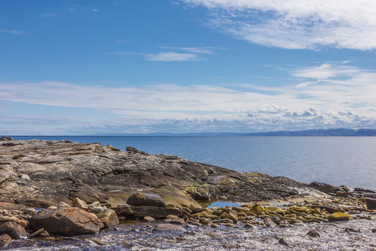 Flussm&uuml;ndung bei Kiby in Nordnorwegen