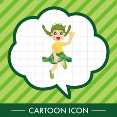 jumping person theme elements