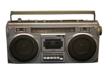 vintage radio isolated