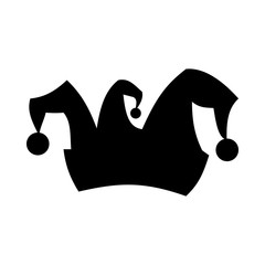 Cap jester silhouette