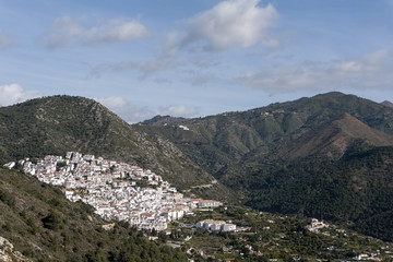 Fototapeta na wymiar Pueblos de la provincia de Málaga, Ojén