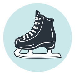 Ice skate icon.