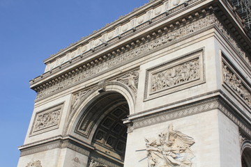 Obraz premium The arch of Victory in Paris France,