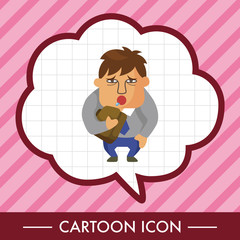 Office workers theme elements