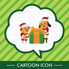 santa claus theme elements