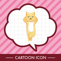 animal cat cartoon theme elements