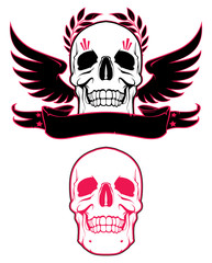 Skull design element