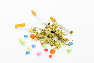 Illegal drugs. Narcotic drugs