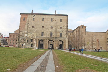 Fototapeta na wymiar Parma, Emilia Romagna, Italy Pilotta palace